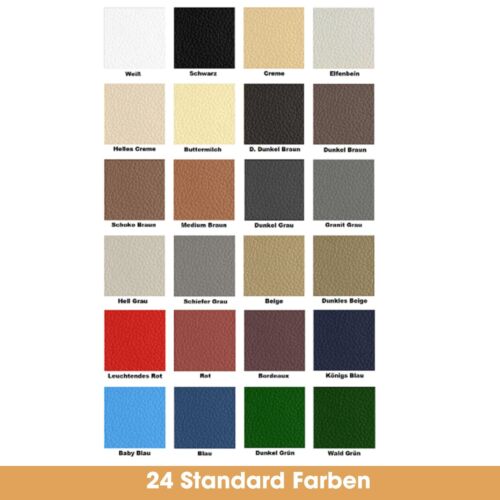 Lederfarbe standard farben - lederfarbe,