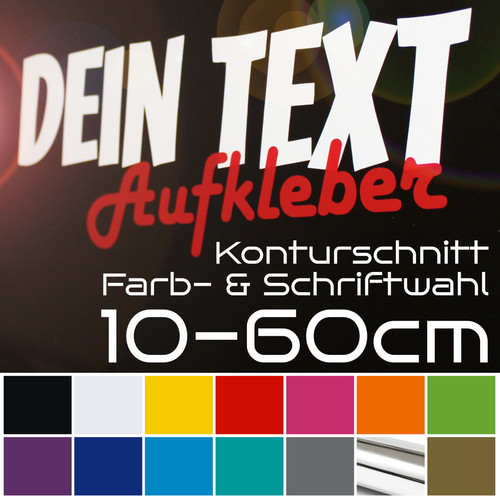 Aufkleber eigener text - aufkleber,