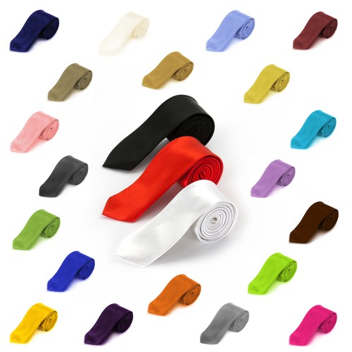 Krawatte schmal 5cm - , schlips