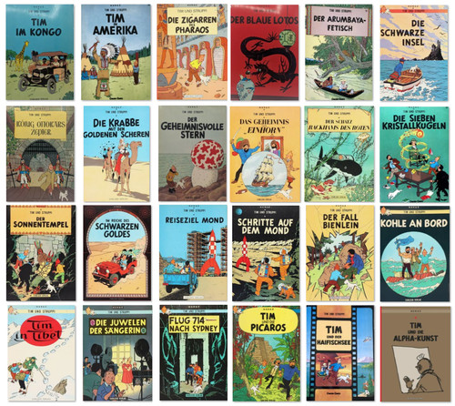 Tim und struppi comic alben - und,