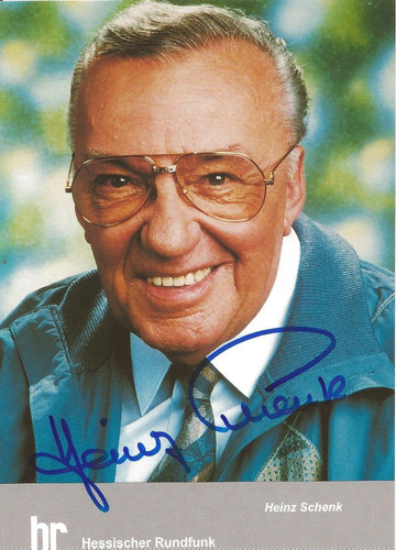 Autogramm heinz schenk - heinz,