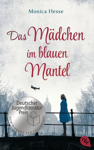 Das mädchen blauen - im, mantel