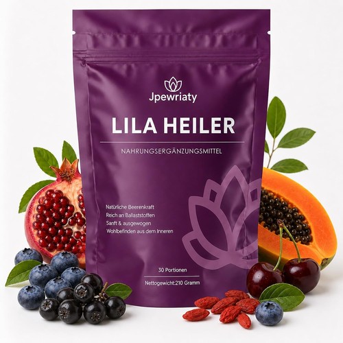 Lila superfood pulver mit - lila,